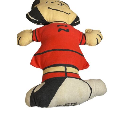 Vintage Lucy Peanuts Pillow Doll Fabric Kit Stuffed 17 Inch - Picture 6 of 6